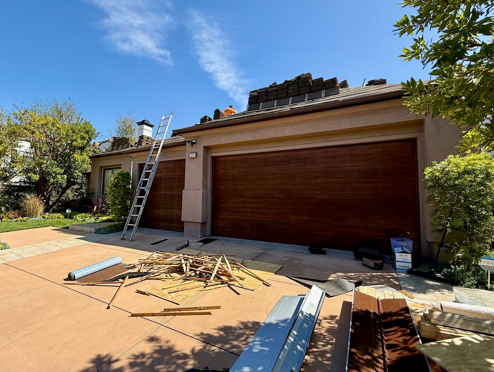 Roof Tile Relay and Underlayment Replacement in Newport Coast image