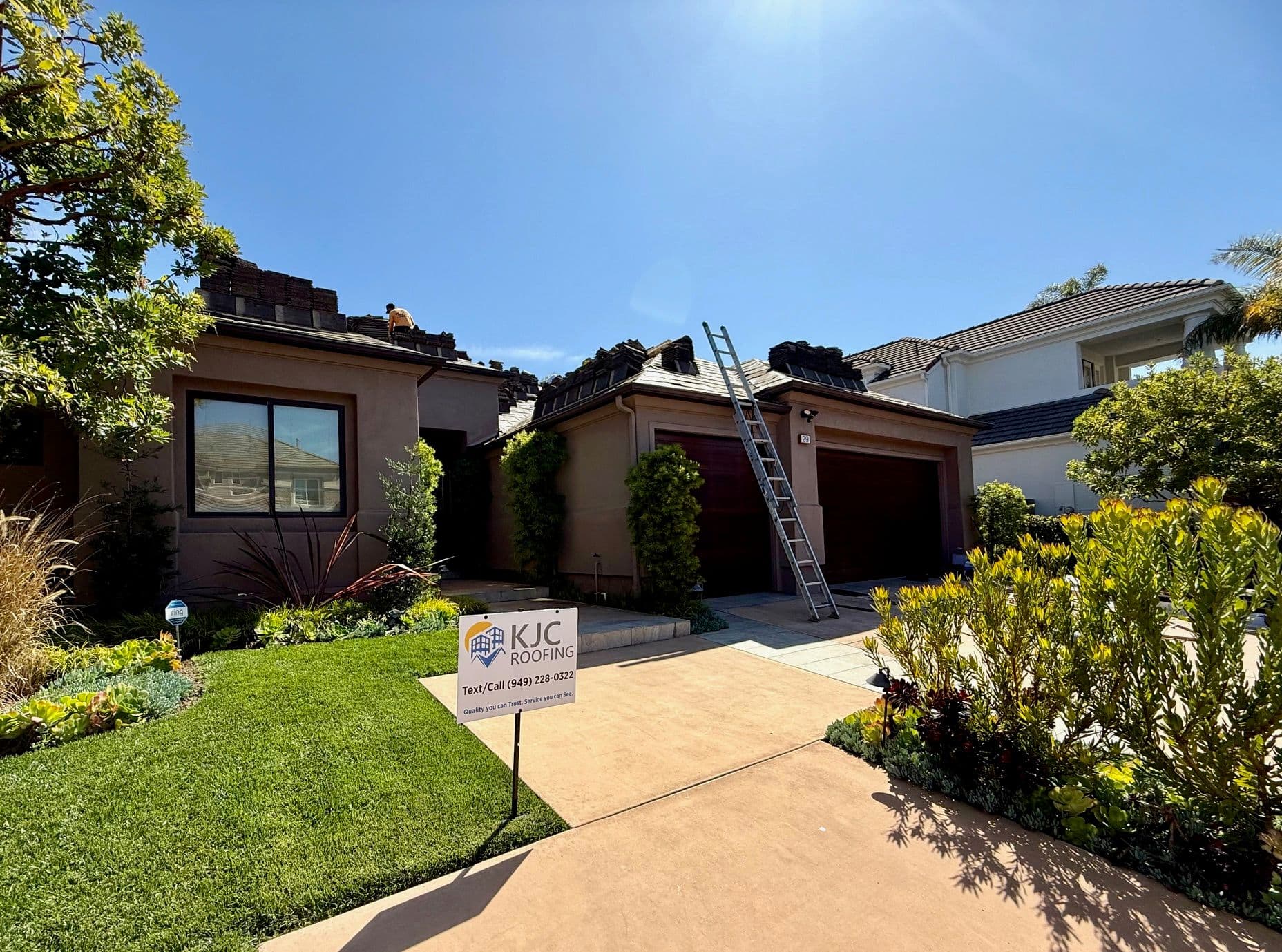Gallery photos for Roof Tile Relay and Underlayment Replacement in Newport Coast: Image #3