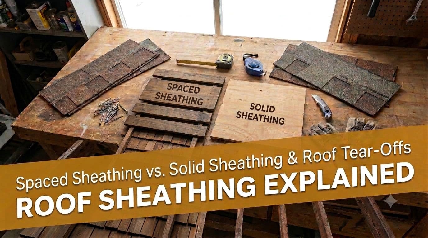 Spaced Sheathing, Solid Sheathing & Roof Tear-Offs Explained image
