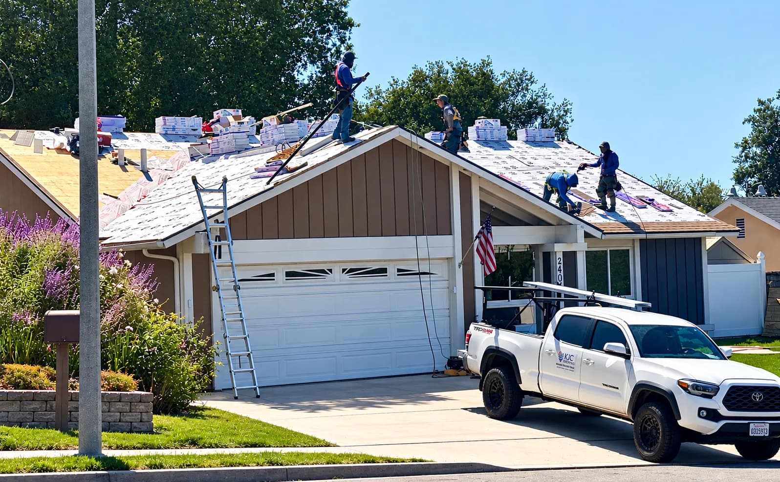 Cool-Rated Shingle Re-Roof Underway in Mission Viejo image