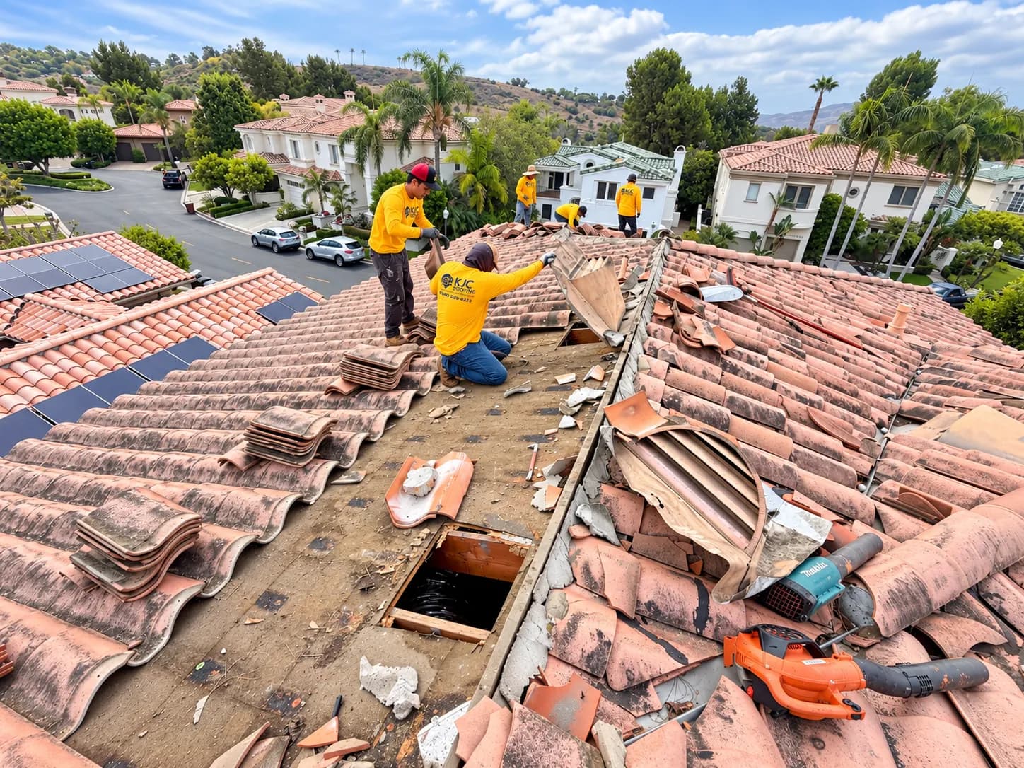 Clay Tile Roof Underlayment Replacement in San Juan Capistrano image