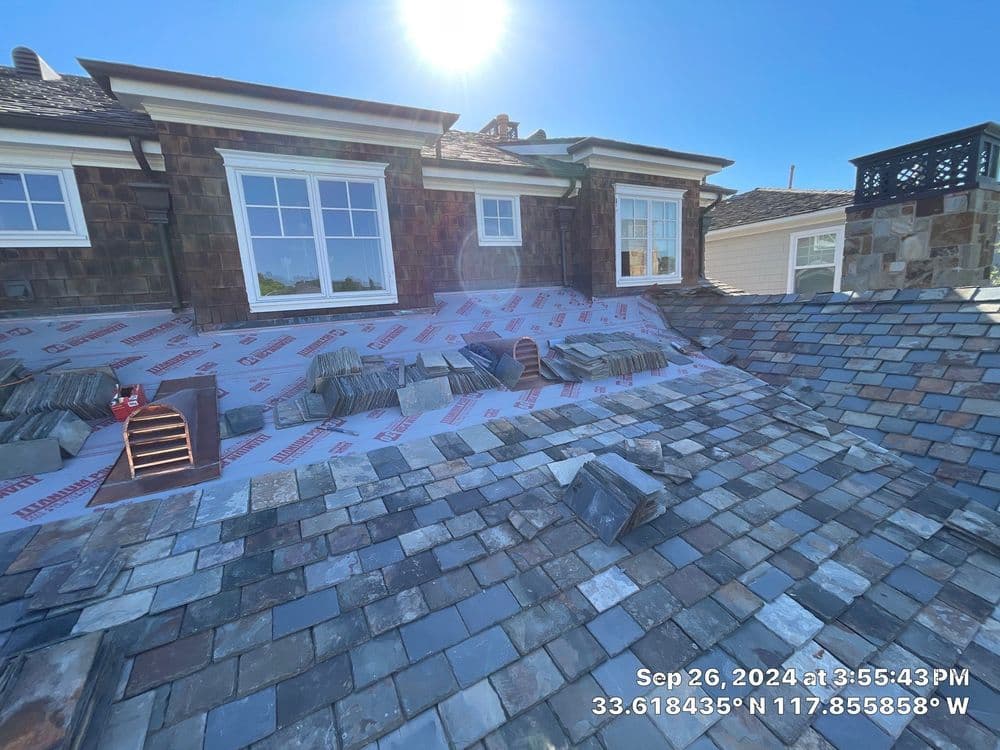 Project Slate Roof Installation in Newport Beach image