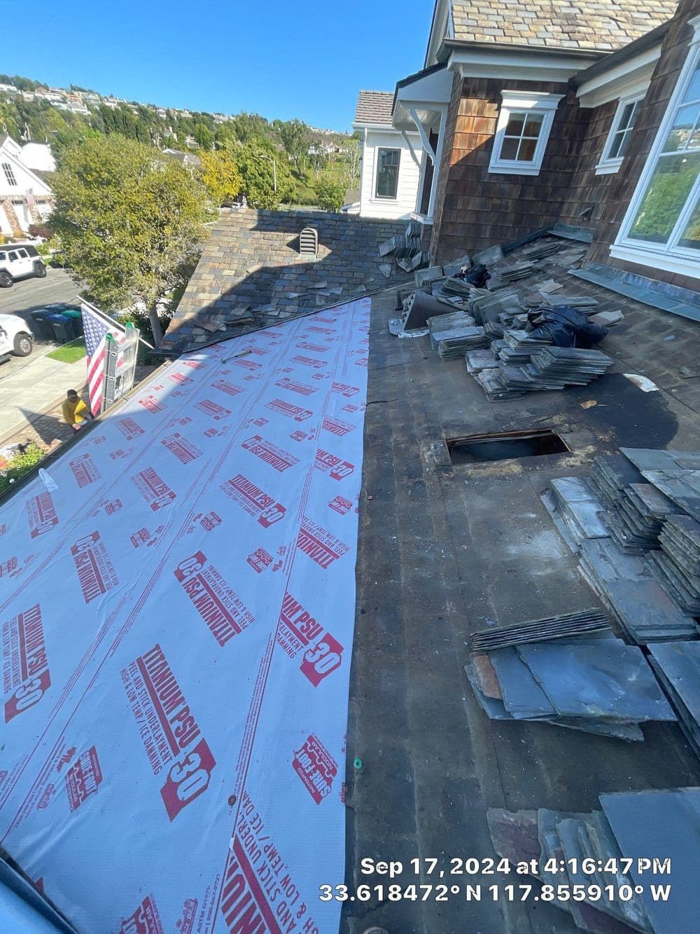 Gallery photos for Slate Roof Installation in Newport Beach: Image #7